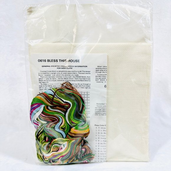 Bless This House Counted Cross Stitch Kit by The Creative Circle - New (1984) - Picture 5 of 6